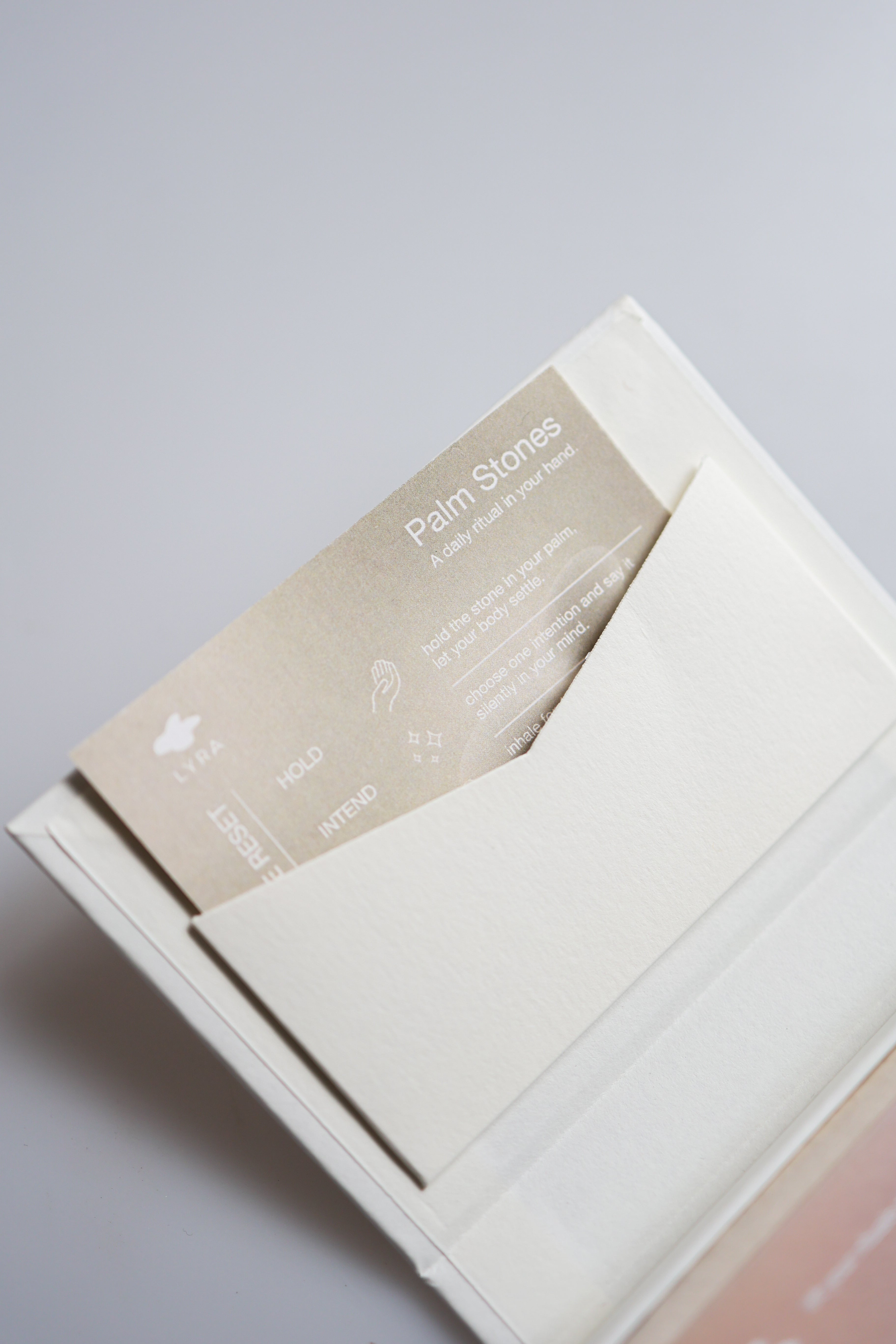 𝐑𝐄𝐒𝐄𝐓 Palm Stone Ritual Gift Set