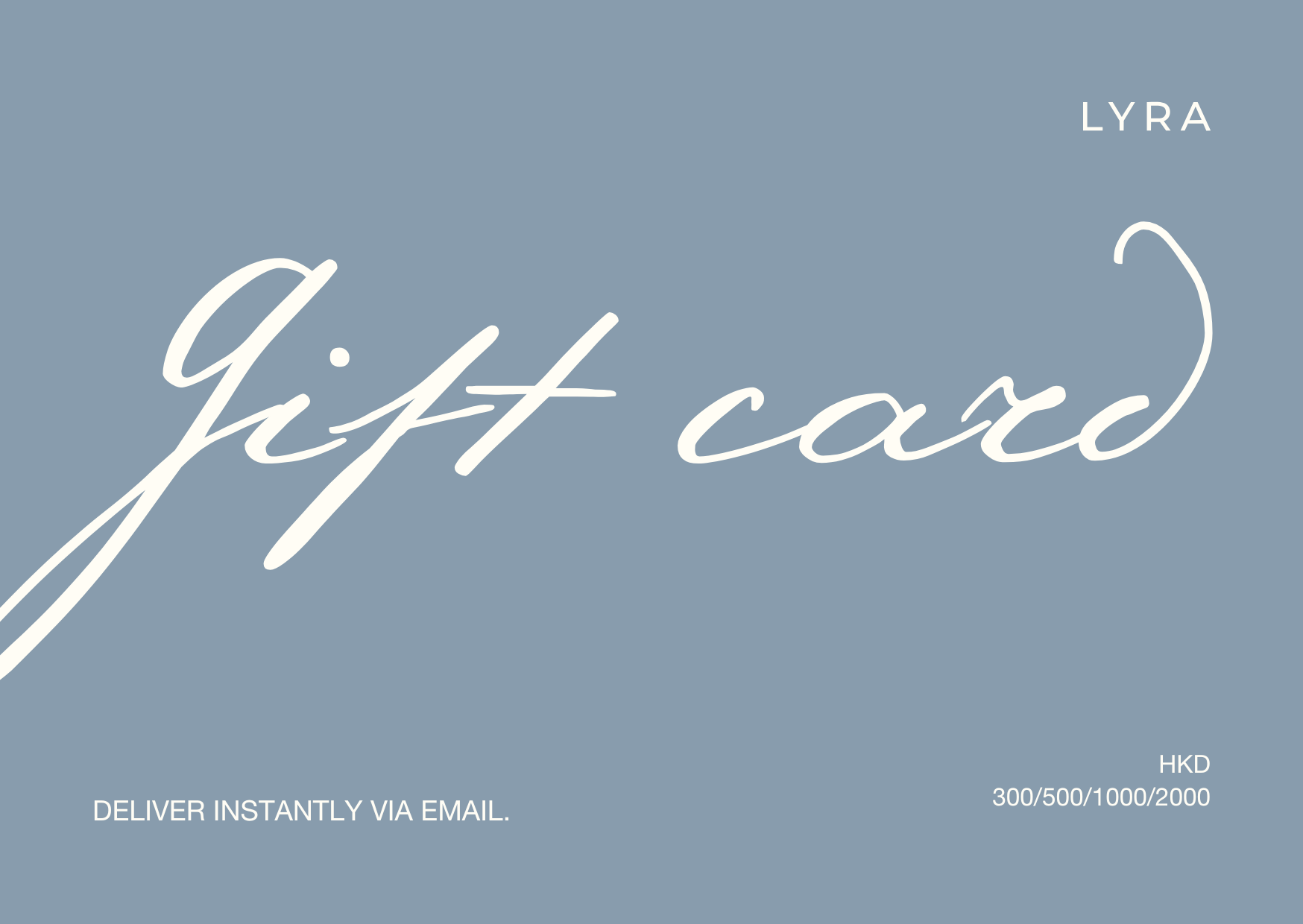 Lyra Gifting Gift Card
