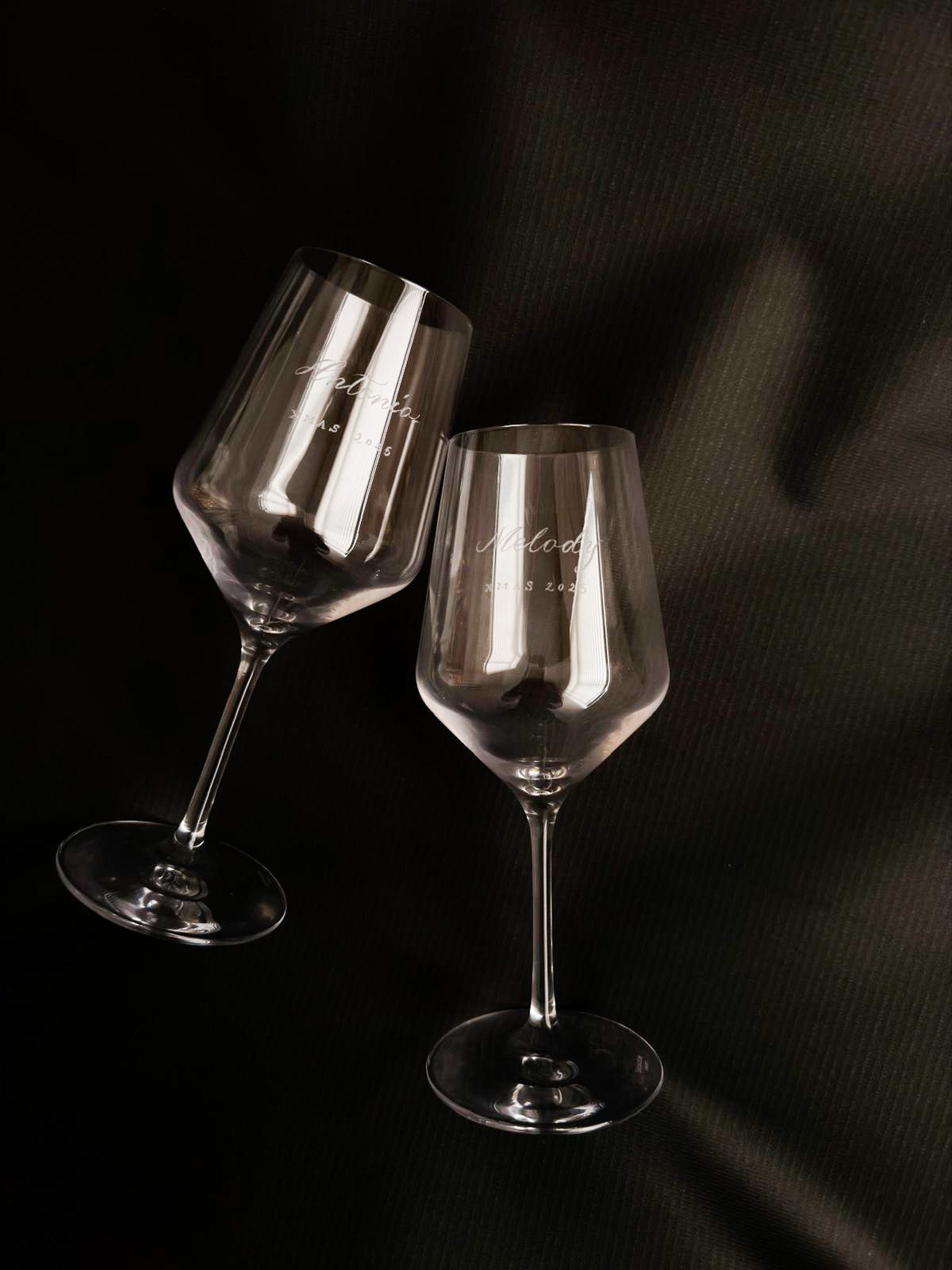 Toast |  Hand-engraved Glasses Gift Set