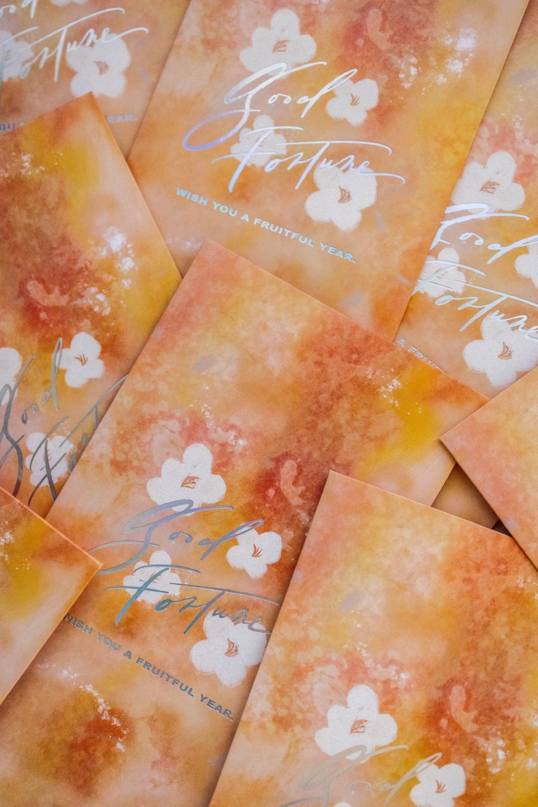 LAISEE  •  “Good Fortune” Calligraphy Lai See Packets